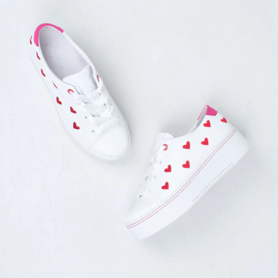 ace_of_hearts_sneaker_2.webp Lace Up^Minx Ace Of Hearts Sneaker White/Red